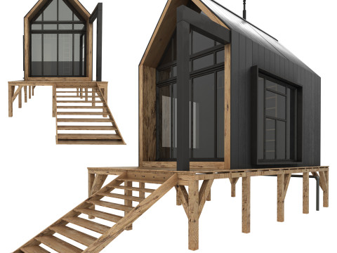 House Forest Cottage Vol 01 3Dモデル