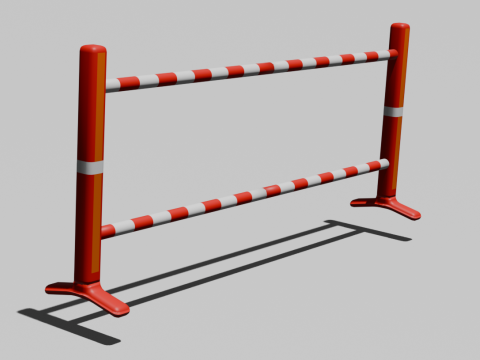 Road sign Construction works in progress 3D Model