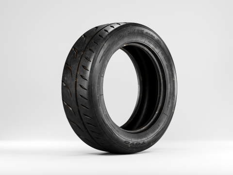 Toyo Proxes R888R DOT Competition Tire 3D Modell