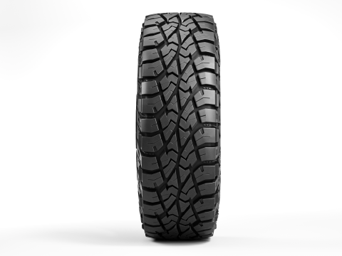 AMT Terrain Attack RT Offroad Tire 3Dモデル