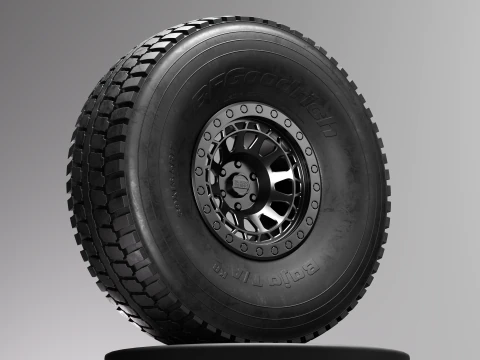 Neum&aacute;tico todoterreno BFGoodrich TA KR Modelo 3D