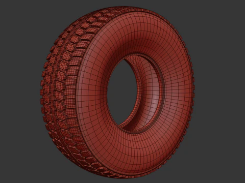 BFGoodrich TA KR Offroad Tire 3D Model
