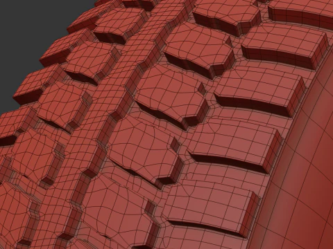 BFGoodrich TA KR Offroad Tire 3D Model