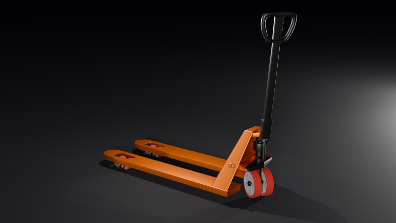 Transpallet Modelo 3D .c4d .max .obj .3ds .fbx .stl .blend 