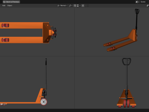 Transpallet Modelo 3D