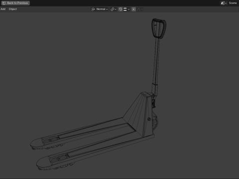 Transpallet Modelo 3D