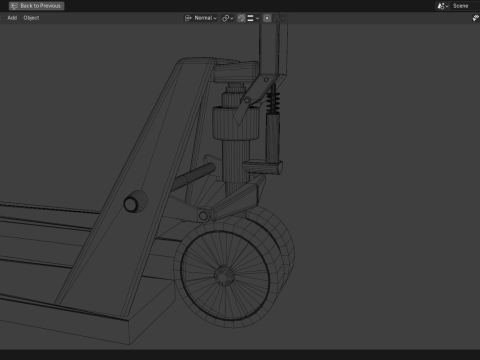 Transpallet Modelo 3D