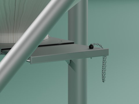 Industrial Storage Silo Modello 3D