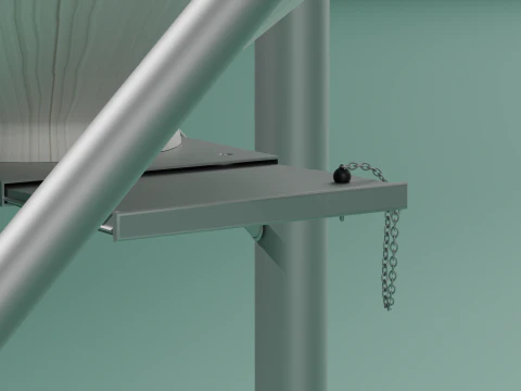 Industrial Storage Silo 3D Model