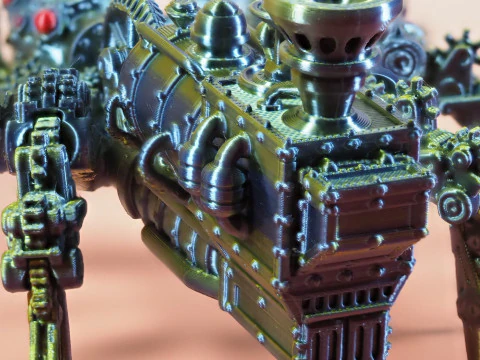 スチームパンク ハエトリグモ 3Dプリントモデル