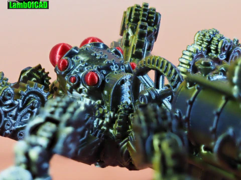 スチームパンク ハエトリグモ 3Dプリントモデル