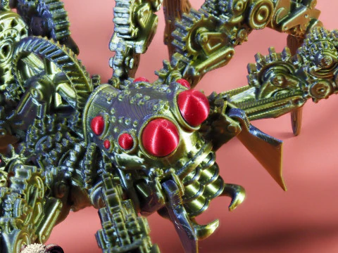 スチームパンク ハエトリグモ 3Dプリントモデル