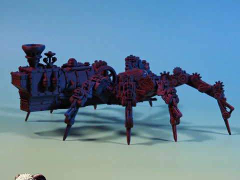 スチームパンク ハエトリグモ 3Dプリントモデル