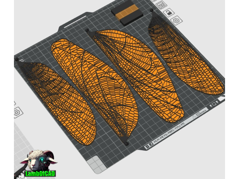 Meganeura Giant Prehistoric Dragonfly 3D Print Model