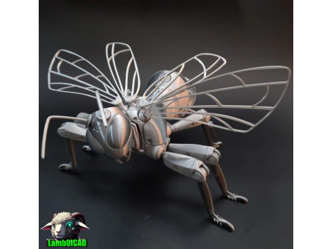 Robot Bee 3D Print Model