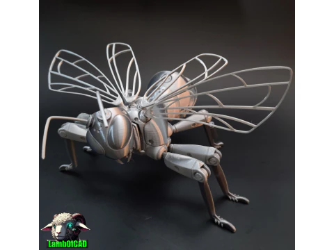 Robot Bee 3D Print Model