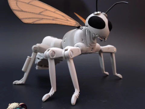 Robot Bee 3D Print Model