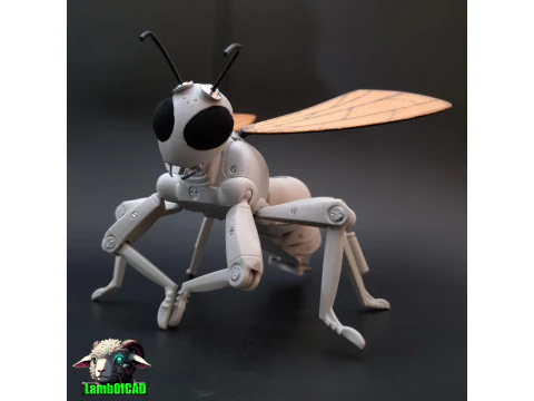 Robot Bee 3D Print Model