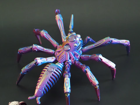 Robotic Jumping Spider 3D Print Model