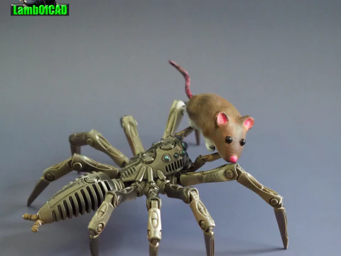 Robotic Jumping Spider 3D Print Model