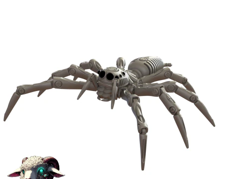 Robotic Jumping Spider 3D Print Model