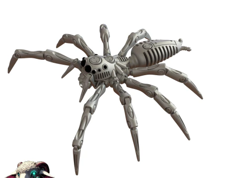 Robotic Jumping Spider 3D Print Model