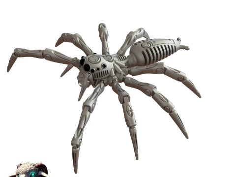 Robotic Jumping Spider 3D Print Model