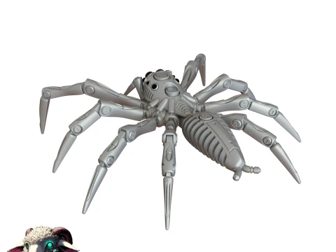 Robotic Jumping Spider 3D Print Model