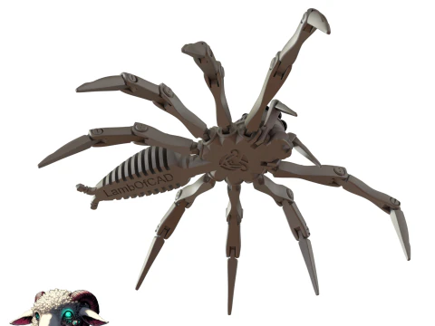 Robotic Jumping Spider 3D Print Model