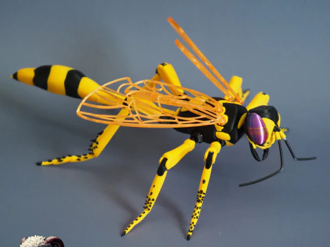 Thread Waisted Wasp 3D Print Model