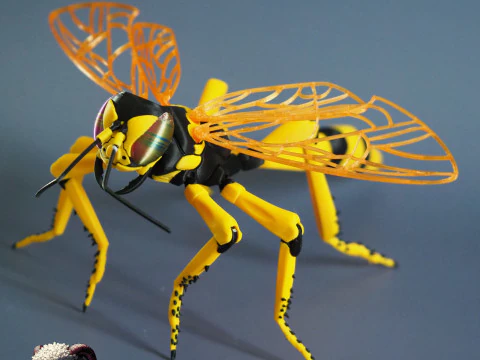 Thread Waisted Wasp 3D Print Model