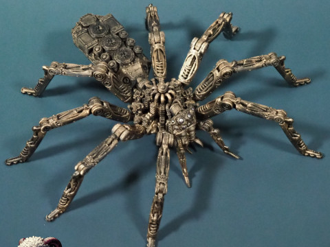 Стімпанк павук 3D Принт Модель