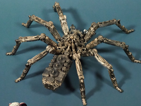 Стімпанк павук 3D Принт Модель