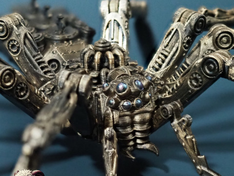 Стімпанк павук 3D Принт Модель