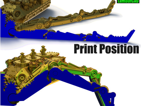 Стімпанк павук 3D Принт Модель