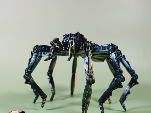 Стімпанк павук 3D Принт Модель