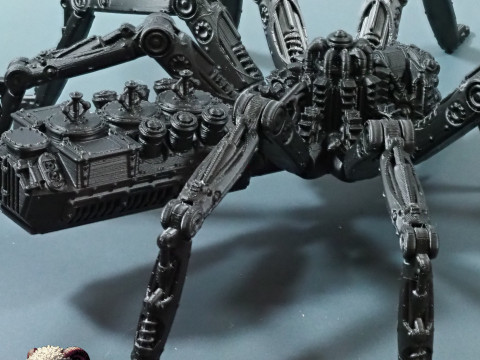 Стімпанк павук 3D Принт Модель