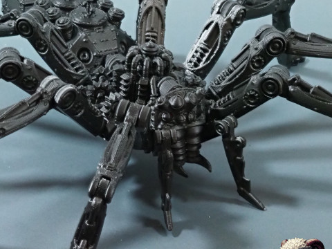 Стімпанк павук 3D Принт Модель