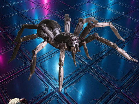 Робот Паук 3D Принт Модель