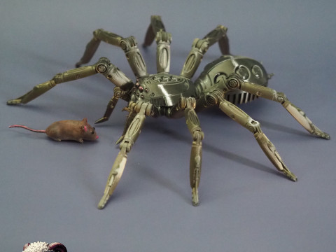 Robot Spider Model Cetak 3D