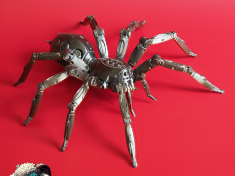 Robot Spider Model Cetak 3D