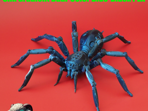 Robot Spider Model Cetak 3D