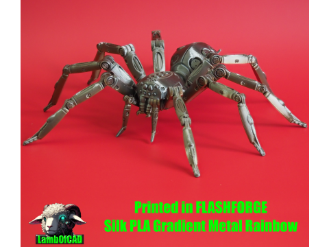 Robot Spider Model Cetak 3D