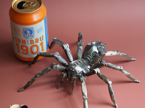 Robot Spider Model Cetak 3D