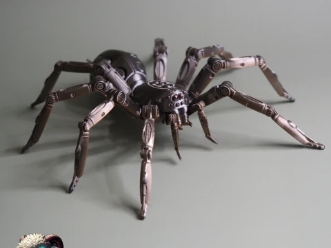 Robot Spider 3D Print Model