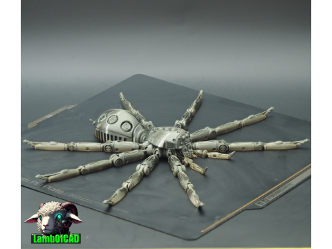 Robot Spider Model Cetak 3D