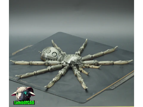 Robot Spider 3D Print Model