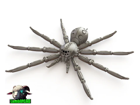 Robot Spider 3D Print Model