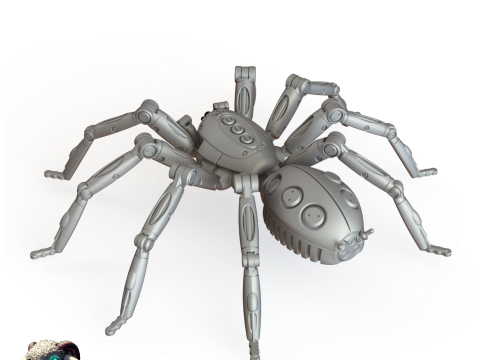 Robot Spider Model Cetak 3D