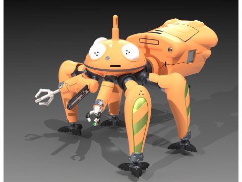 Tachikoma GITS SAC 2nd GIG version 3D 打印模型